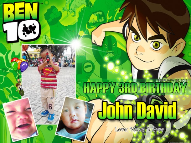 John David's 3rd Birthday (Ben 10)