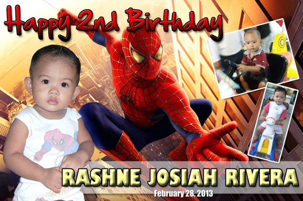 Jos' 2nd Birthday (Spiderman Theme)