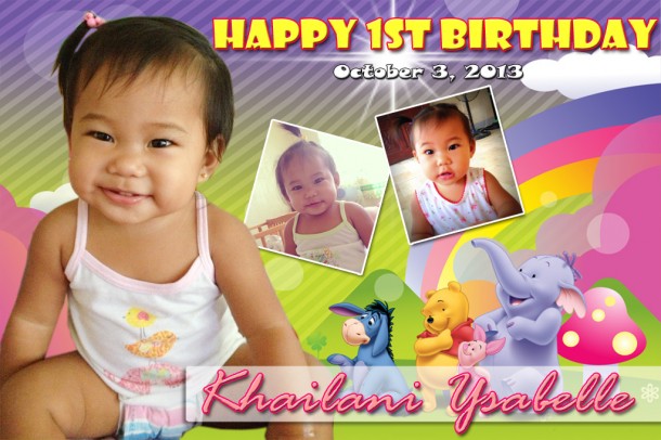 Khailani Ysabelle's 1st Birthday (Winnie the Pooh)