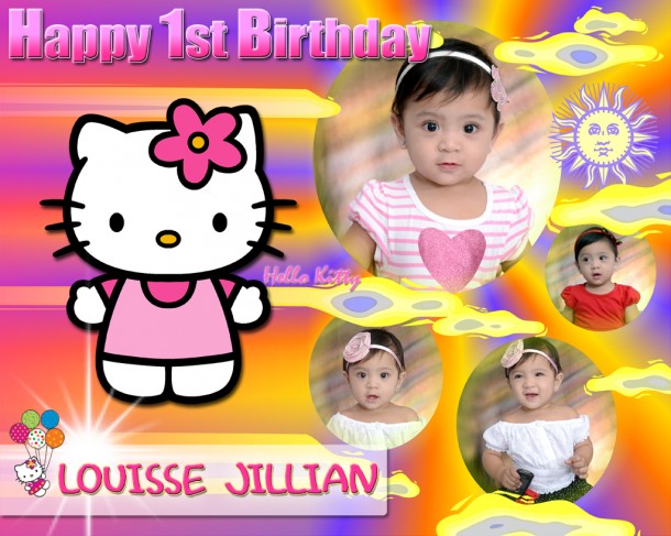 Louisse Jillian 1st Birthday (Hello Kitty)