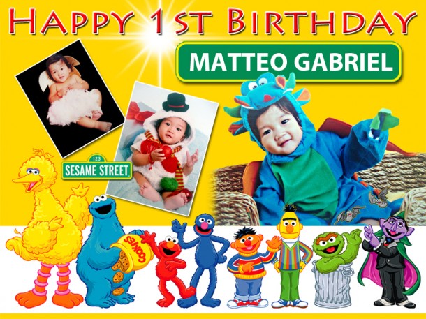 Matteo Gabriel's 1st Birthday (Sesame Street)