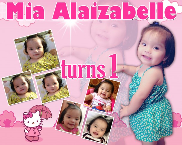 Mia Alaizabelle's turns 1 (Hello Kitty Theme)