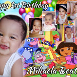 Mikaela turns 1 (Dora)