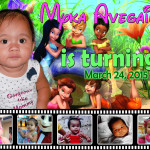 Myka Avegail’s turns 1 (Tinkerbell)