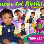 Nino Zach’s 1st Birthday (Barney Theme)