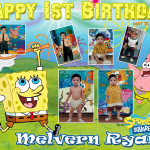 Olila Melvern 1st Birthday (Spongebob)