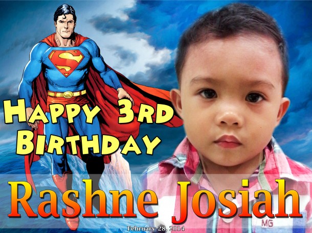 Rashne Josiah's Superman Tarpaulin