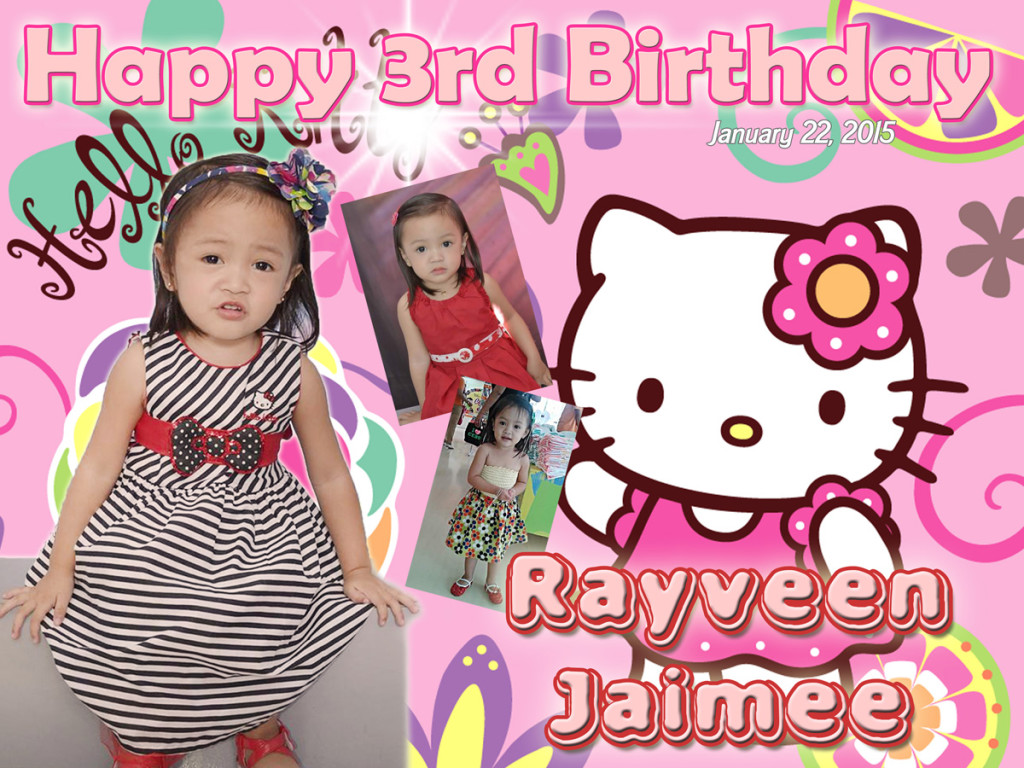 Rayveen’s 3rd Birthday (Hello Kitty) | Cebu Balloons and Party Supplies