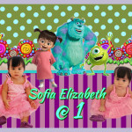 Sofia Elizabeth at 1 (Monster’s Inc)