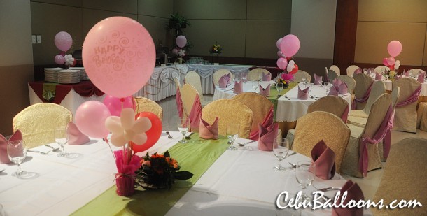 Flowers & Balloons at Allure Hotel