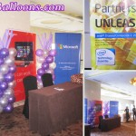 Balloon Columns for Microsoft’s Registration Booth at Radisson Blu Hotel Cebu