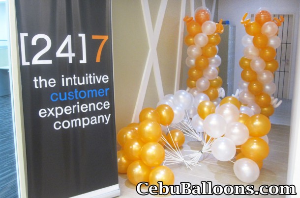 Balloons for [24]7 Call Center Cebu