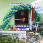 Ribbon Cutting Arch with Topiary at KEPCO-SPC Naga Plant