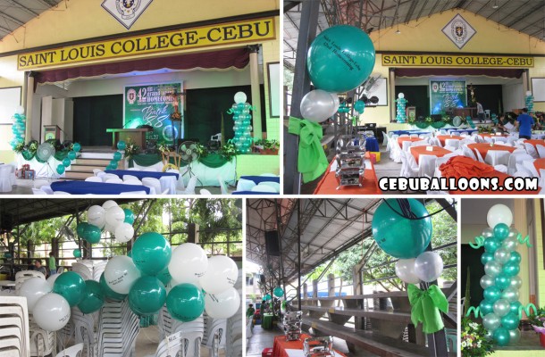 Saint Louis College Alumni Homecoming Balloon Decoration