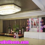 Balloon Decoration (Pink and Purple) at Mandarin Plaza Hotel