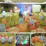 Balloon Setup for Christening-Birthday Double-Celebration at Castle Peak Hotel