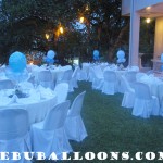 Blue Centerpieces