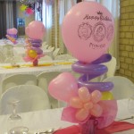 Centerpieces with Princess Print at TLC