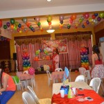 Circus Theme Balloon Setup at Hannah’s Party Place