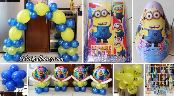 Despicable Me Balloon Decors & Party Supplies at Lower Hermag