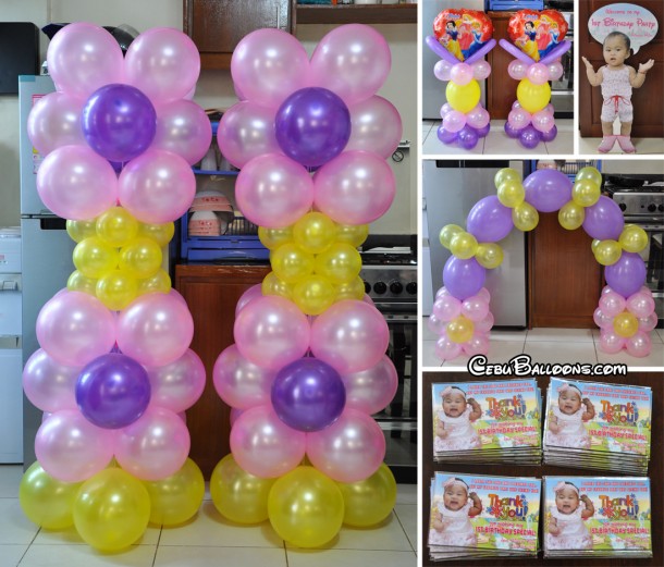 Disney Princess Balloon Decors with Giveaways