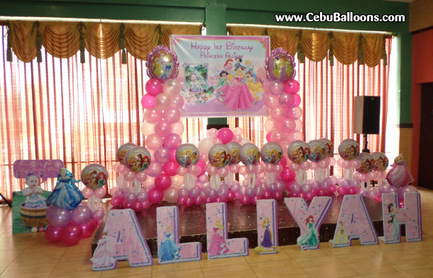 Disney Princess Decors and Standees at Hannah's (Princess Alliyah)