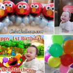 Elmo Theme Party Decors for Jayden Matthew’s 1st Birthday