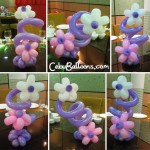 Floral Balloon Table Centerpiece