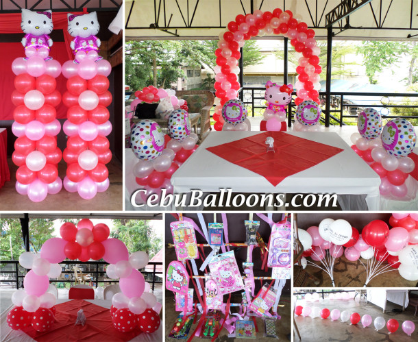 Hello Kitty Balloon Decoration with Pabitin at Orosia Food Park