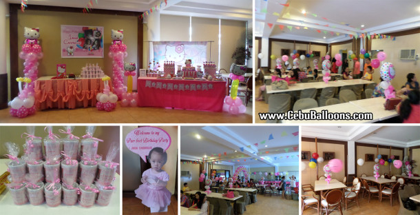 Hello Kitty Balloon Decors, Dessert Buffet & Souvenirs at Sugbahan