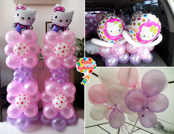 Hello Kitty Balloon Decors for a Residence in AS Fortuna