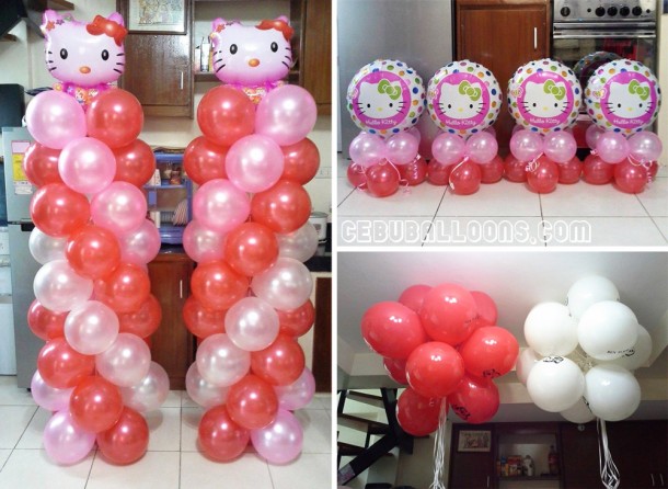 Hello Kitty Balloon Decors with Bubble Show at Susing's Compound