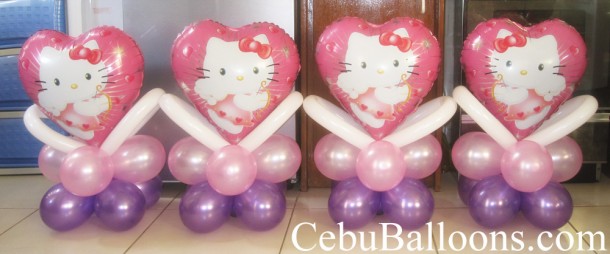 Hello Kitty Centerpieces (Pink & Purple)