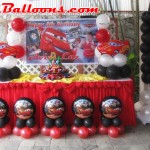 Lightning McQueen Balloon Setup at Metro Park Hotel – Poolside