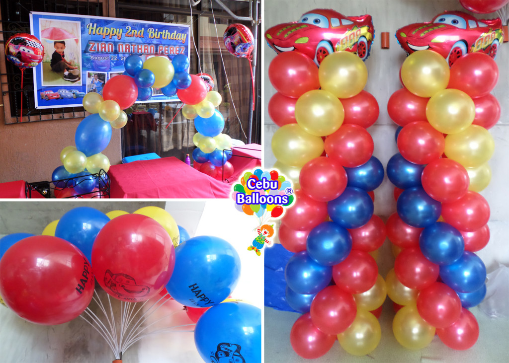 McQueen Balloon Decoration at Pereville Subdivision | Cebu Balloons and ...