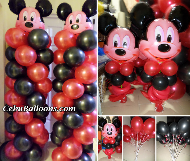 Mickey Mouse Balloon Decoration - Buena Mano for 2015