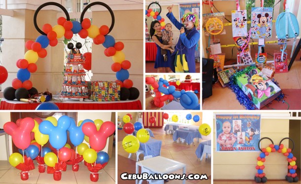 Mickey Mouse Balloon Decoration & Party Package at Aldea del Sol