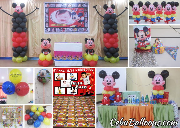 Mickey Mouse Decoration & Party Package at Eversley Sanitarium