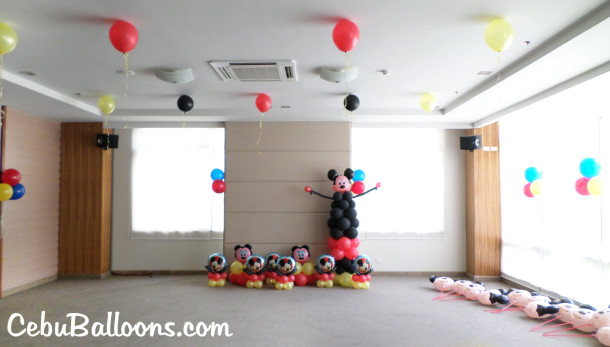 Mickey Mouse Sculpture with other Balloons at Avalon Residences