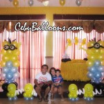 Minions Balloon Decoration Package at Hannah’s Party Place