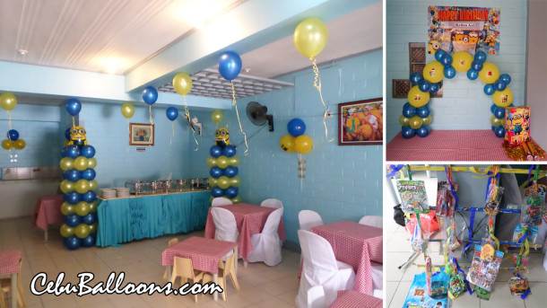 Minions Decoration & Party Supplies at La Maria Pension House Maguikay