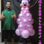 Minnie Mouse Balloon Column