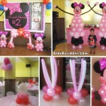 Minnie Mouse Balloon Decoration at Hannah’s Party Place