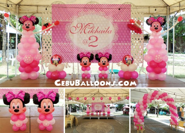 Minnie Mouse Balloon Decors at Lipata, Minglanilla