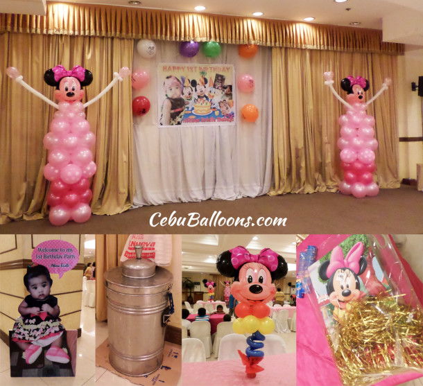 Minnie Mouse Decoration & Party Package (Athena Brielle) at Diplomat Hotel