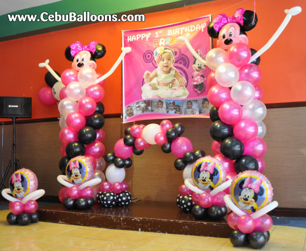 Minnie Mouse Decors for Bree's 1st Birthday at Hannah's Ground Floor