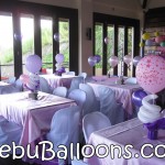 Pink & Purple Centerpieces at Monterrazas de Cebu