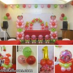 Strawberry Shortcake Balloon Decoration at AA’s Barbeque Pusok