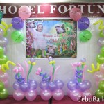 Tinkerbell Balloon Decoration at Hotel Fortuna