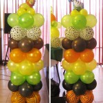 Safari-theme Balloon Pillars